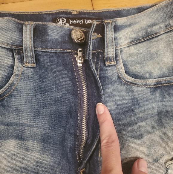 High waist tie dye shorts - Picture 3 of 6